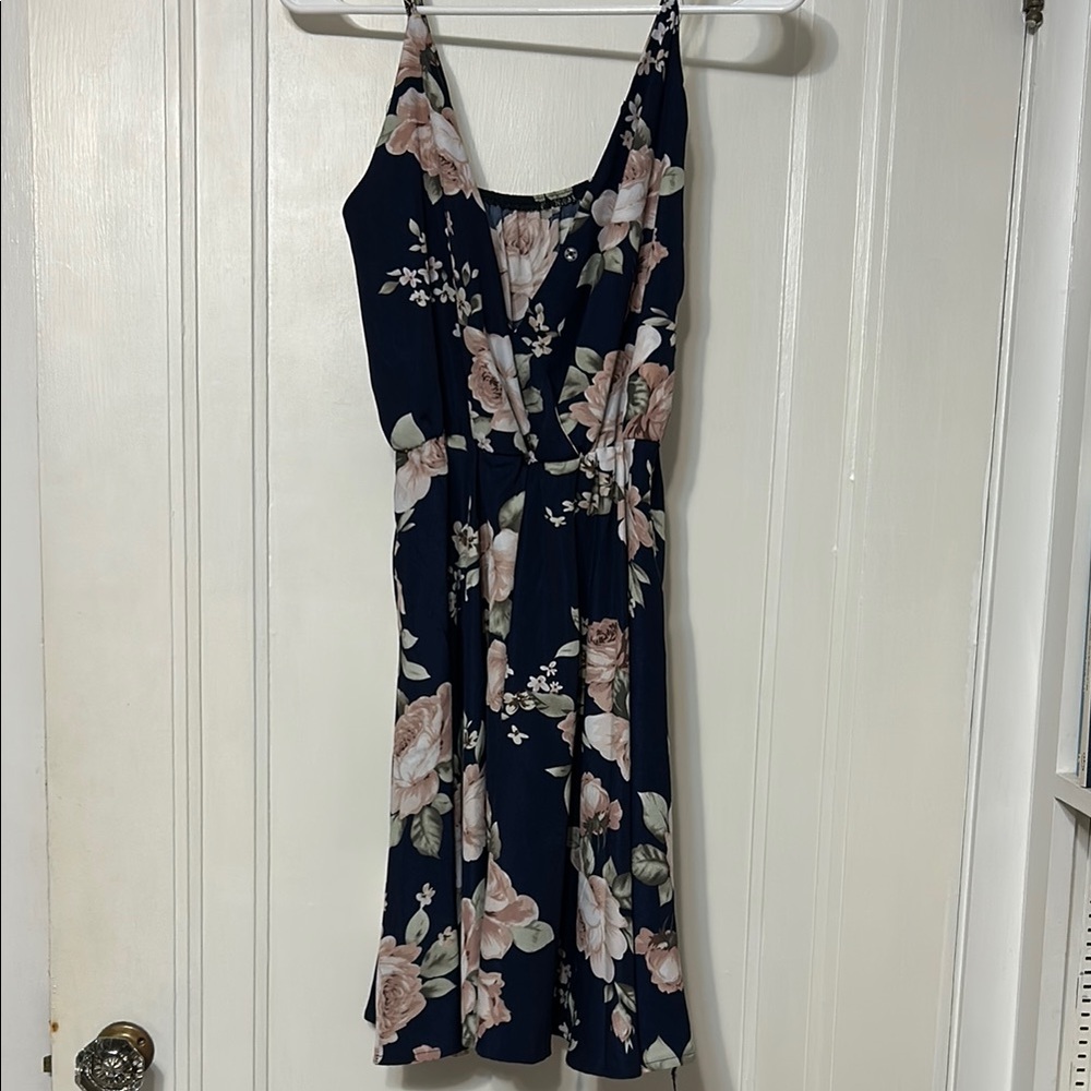 Floral Navy Dress